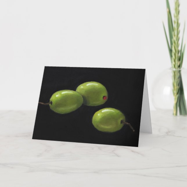 TARJETA ACEITUNAS: ENHORABUENA TODOS NOSOTROS (Anverso)