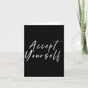 Tarjeta Acepta Tu Mensaje Positivo Cotización Motivacional