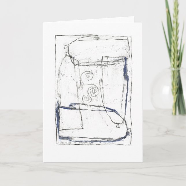 Tarjeta Aceptación de la inpermanencia. (Anverso)