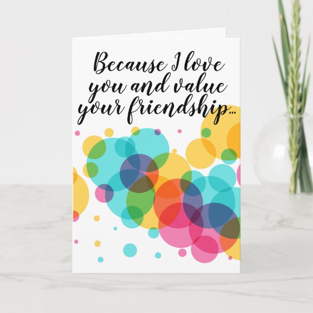 Tarjeta Aceptemos no hablar de... (Anverso)