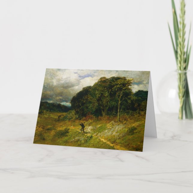 Tarjeta Acercándose a la tormenta - Edward Mitchell Banist (Anverso)