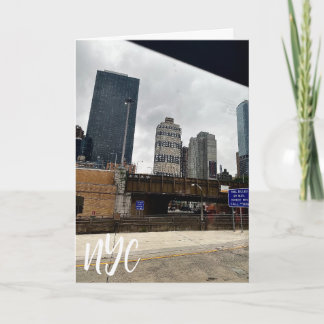 Tarjeta Acero y Cielo NYC