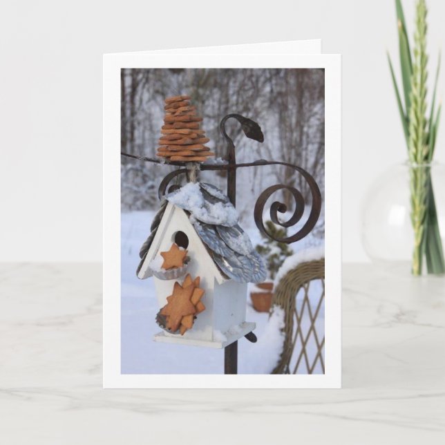 TARJETA ACOGEDOR Y CÁLIDO INTERIOR PARA NAVIDADES (Anverso)