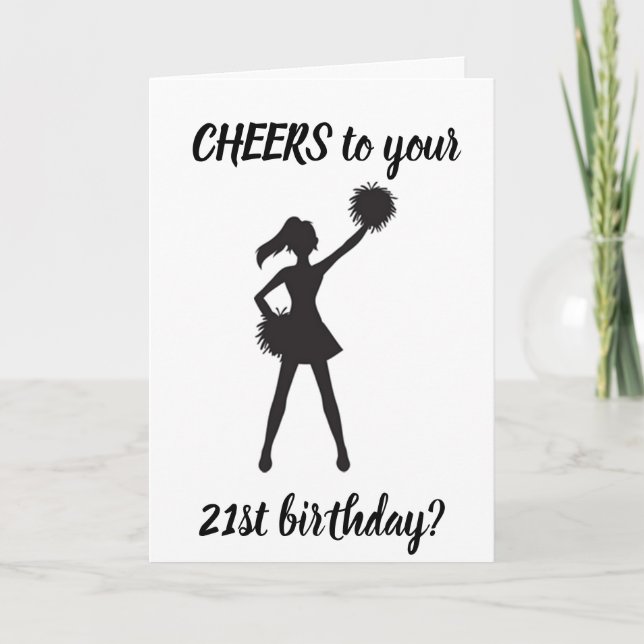 TARJETA ACOGEDORES A TUS **21º CUMPLEAÑOS*** (Anverso)