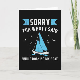 Tarjeta Acoplar mi barco velero es gracioso