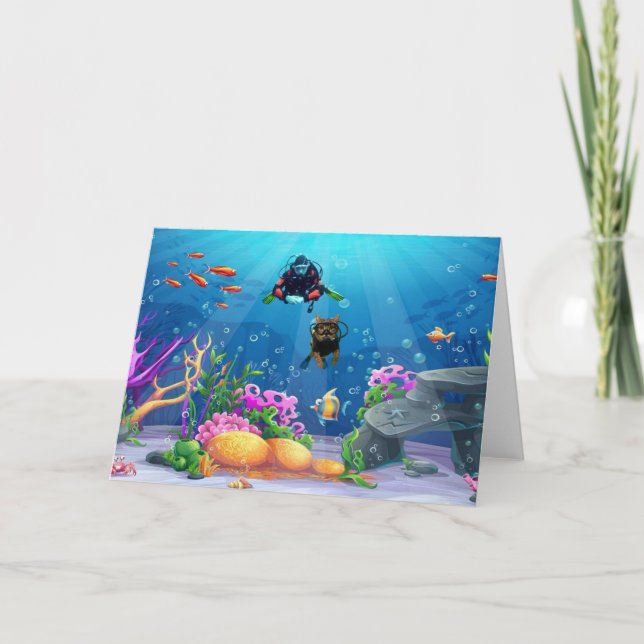 Tarjeta Action Cats! Card (Anverso)