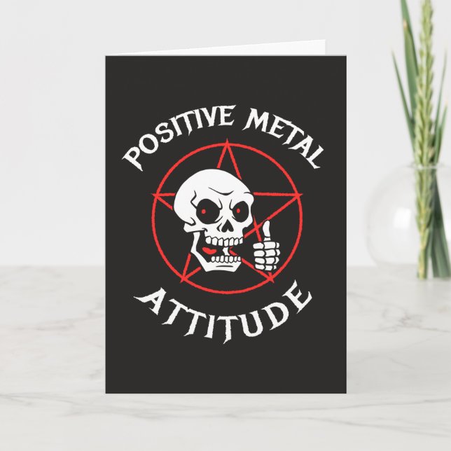 Tarjeta Actitud metalizado positiva (Anverso)