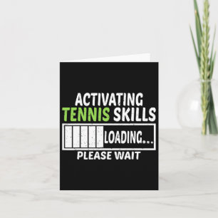 Tarjeta Activación de la carga de habilidades de tenis Por