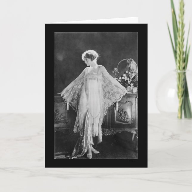 Tarjeta Actriz Lillian Gish 1922 (Anverso)