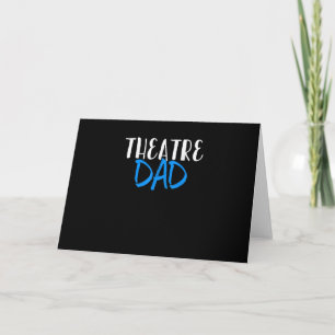 Tarjeta Actriz Papá Drama Escénico Actuación Navidad