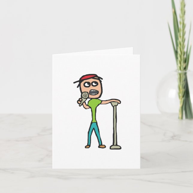 Tarjeta Actuar como comediante (Anverso)