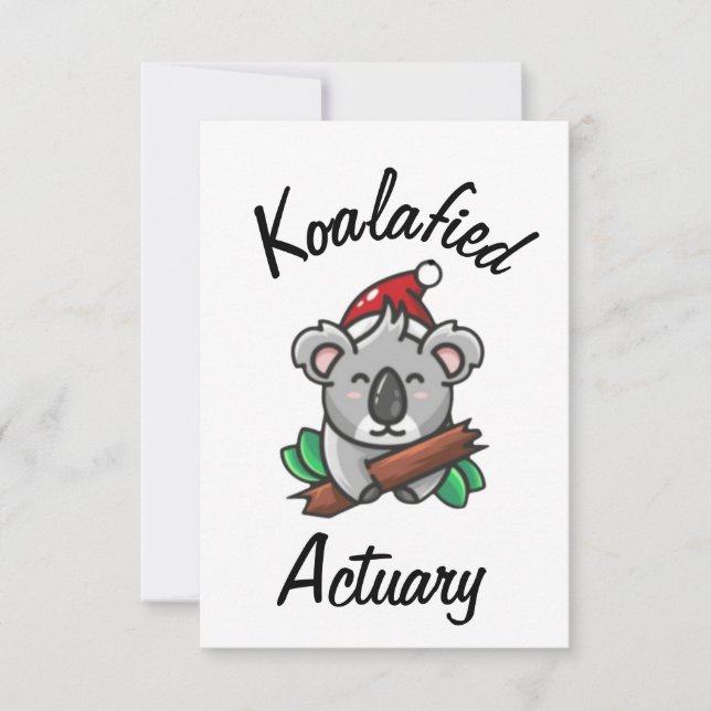 Tarjeta actuaria Koalafied (Anverso)