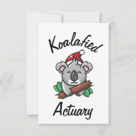 Tarjeta actuaria Koalafied