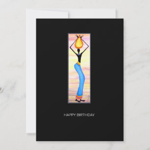 Tarjeta Acuarela, Aniversario de la Dama de la Elegancia d