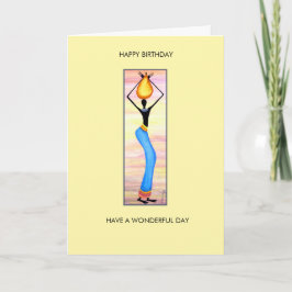 Tarjeta Acuarela, Aniversario de la Dama de la Elegancia d