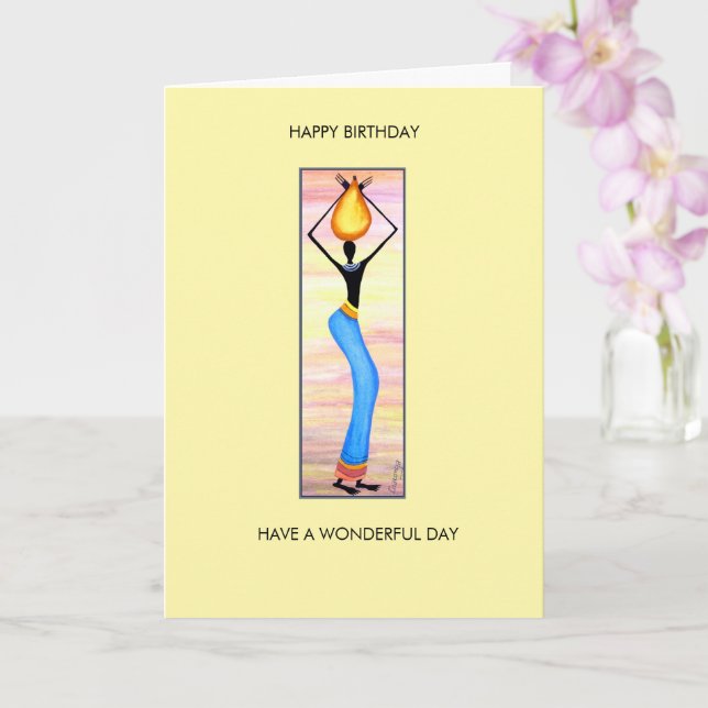 Tarjeta Acuarela, Aniversario de la Dama de la Elegancia d (Orquídea)