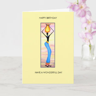 Tarjeta Acuarela, Aniversario de la Dama de la Elegancia d