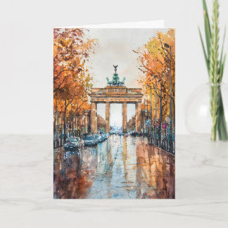 Tarjeta Acuarela de Berlín 3