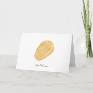 Tarjeta acuarela de Madeleine