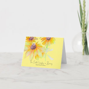 Tarjeta Acuarela floral