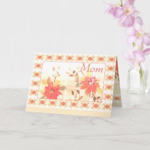 Tarjeta Acuarela Floral Día de la Madre