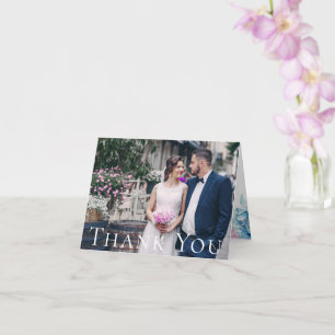 Tarjeta Acuarela Floral Peony Boda. Gracias