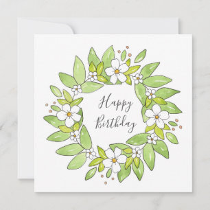 Tarjeta Acuarela y pluma