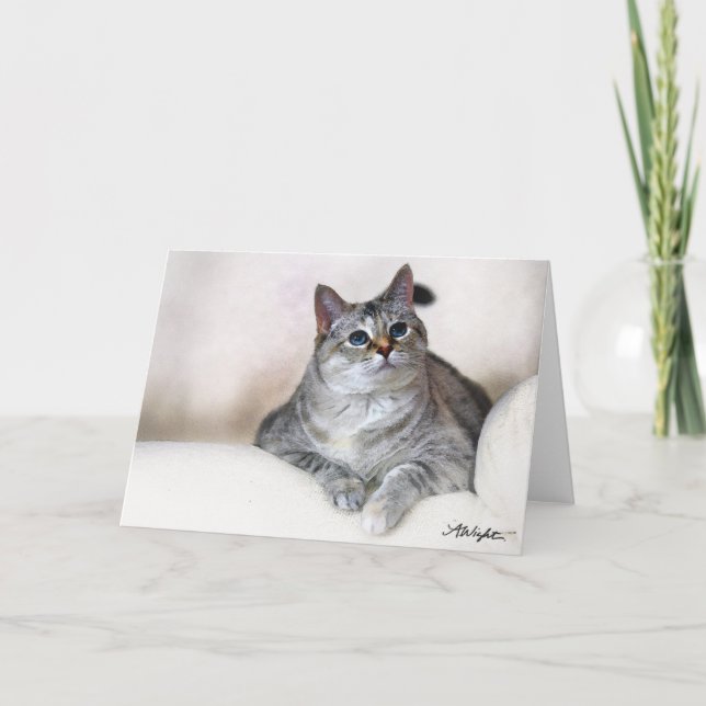 Tarjeta Acuarela Zilla (Anverso)