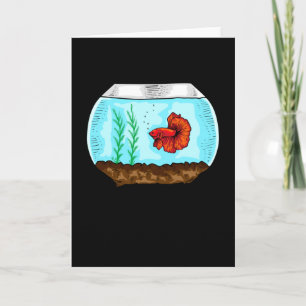 Tarjeta Acuario de Betta Fish