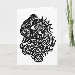 Tarjeta Acuario — El Aguador por BurnsInHell
