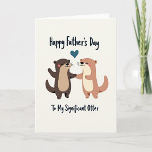 Tarjeta Acuática del Día del Padre Dulce