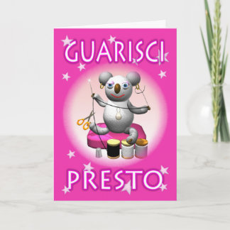Tarjeta adaptada Quarisci Presto para italiano