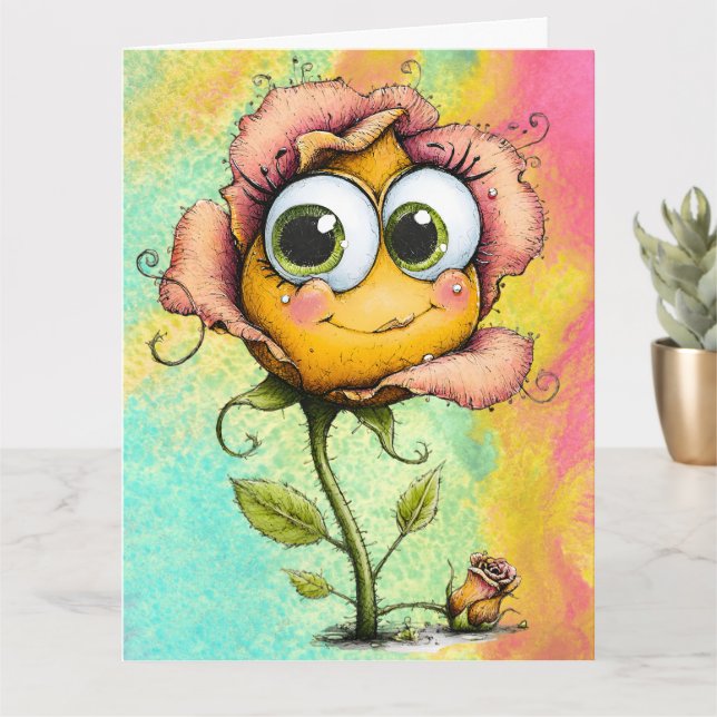 Tarjeta *Add your special message * (Planta pequeña)