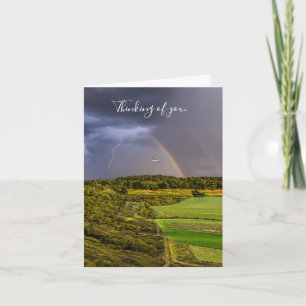 Tarjeta Adelantándose A La Tormenta, Pensando En U