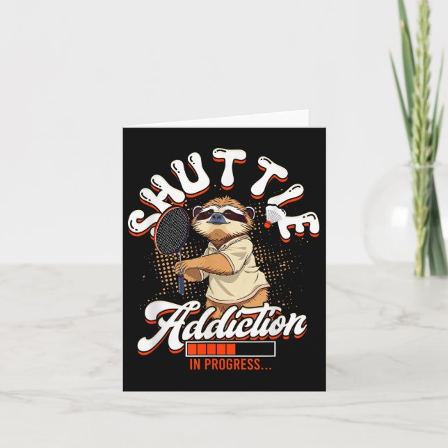 Tarjeta Adicción del transbordador Badminton en curso (Anverso)