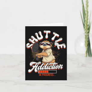 Tarjeta Adicción del transbordador Badminton en curso