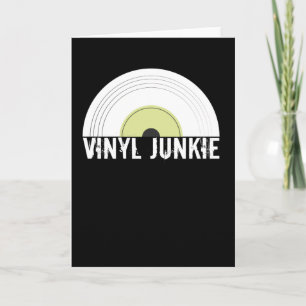 Tarjeta Adicto al vinilo
