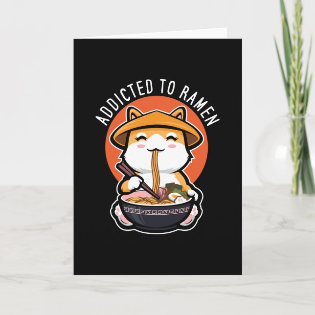 Tarjeta Adictos a Ramen (Anverso)