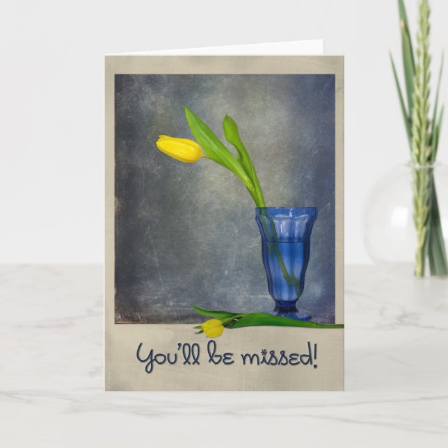 Tarjeta Adiós (Anverso)