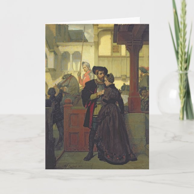 Tarjeta Adiós, 1864 (Anverso)