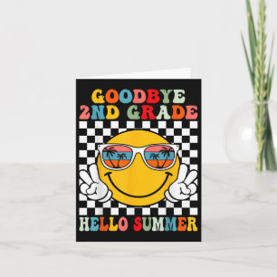 Tarjeta Adiós 2º Grado Hola Summer El Último Día De La Esc