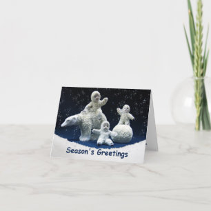 Tarjeta Adiós Bebés de Nieve