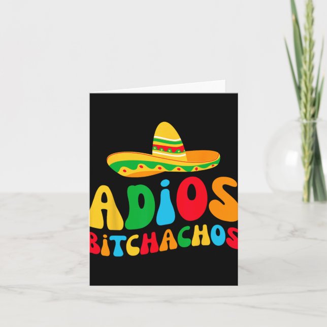 Tarjeta Adios Bichachos Bride Squad Mi Fiesta Bachel Final (Anverso)