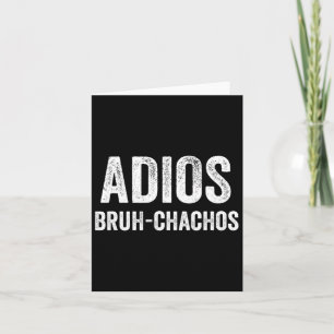 Tarjeta Adiós Bruhchachos Retro Bruh Cinco De Mayo A