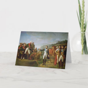 Tarjeta Adiós de Napoleon I y Alejandro I