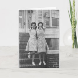 Tarjeta Adiós, despedida jubilacion Bon Voyage