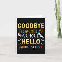 Adiós Elemental Hola Graduación de la escuela secu
