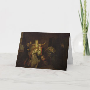 Tarjeta Adiós que hace una oferta de Louis XVI a su