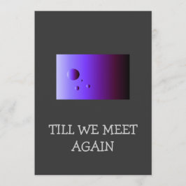 Tarjeta Adiós >tarjeta de saludo