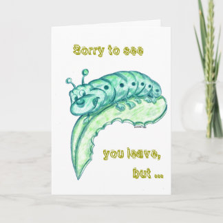 Tarjeta Adiós tarjeta/tarjeta de la enhorabuena